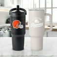 thumbnail image 2 of Logo Brands Cleveland Browns Stainless Steel Tumbler Set, 2 of 7