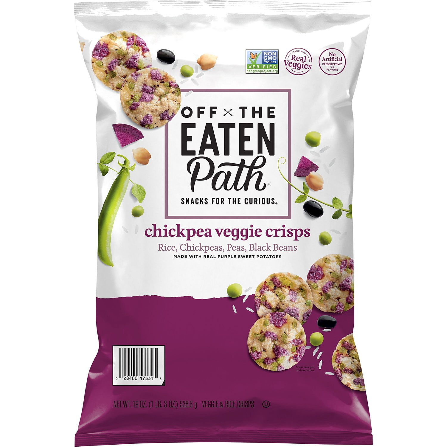 Off The Eaten Path Chickpea Veggie Crisps, 19 oz. - Samsclub.com