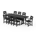 thumbnail image 2 of POLYWOOD Gulf Shores Patio Dining Set, 9pc, 2 of 11