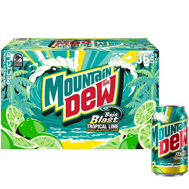 Mountain Dew Baja Blast 12 fl. oz., 36 pk
