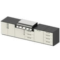 thumbnail image 1 of Blackstone 5-Piece Outdoor Kitchen Module Set with 36" Drop-In Propane Gas Griddle, 1 of 12