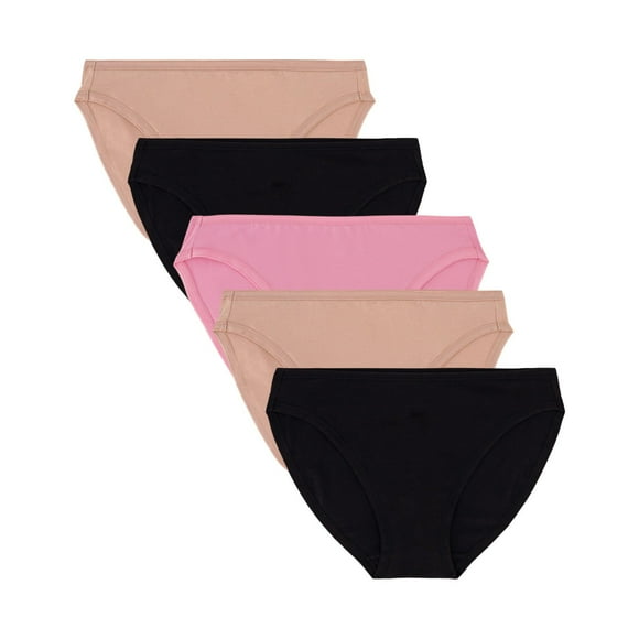 GapBody Women's 5-Pack Organic Cotton Stretch Bikini
