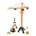 thumbnail image 2 of Kalee Site Force Heavy Crew RC Excavator & Tower Crane Toy Set, 2 of 12