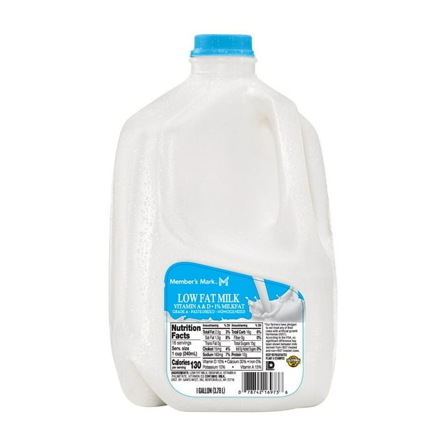 Member's Mark 1% Low Fat Milk 1 gal.