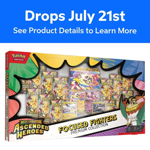 Pokémon TCG: Mega Evolution - Ascended Heroes Focused Fighters Premium Collection