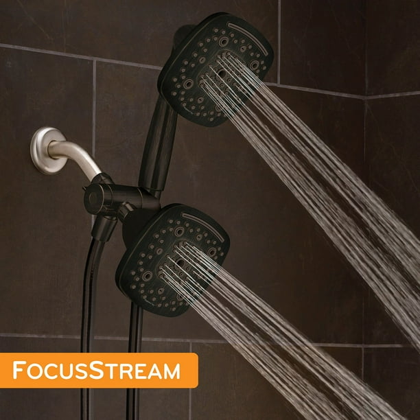 Oxygenics Arc 80-Setting Combo Shower Head, Various Finishes