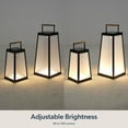thumbnail image 3 of Member's Mark Vista Solar/USB Metal Lantern, Set of 2, 3 of 6