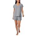 thumbnail image 1 of Nautica 2-Piece Short Sleeve Top and Pant PJ Set, 1 of 6