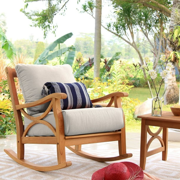 Cambridge Casual Catalina Teak Deep Seating Rocker