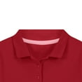 thumbnail image 3 of Nautica Girls Uniform Short Sleeve Interlock Polo, 3 of 4