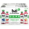 thumbnail image 1 of Bai WonderWater Flavored Water Variety Pack 18 fl. oz., 15 pk., 1 of 8