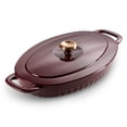 thumbnail image 1 of Tramontina 3-QT. Cast Iron Au Gratin with Lid, 1 of 8