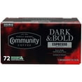 thumbnail image 1 of Community Coffee Dark and Bold Espresso Darkest Roast Coffee Pods, 72 ct., 1 of 8