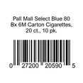thumbnail image 1 of Pall Mall Select Blue 80 Bx 6M Carton Cigarettes, 20 ct., 10 pk., 1 of 1