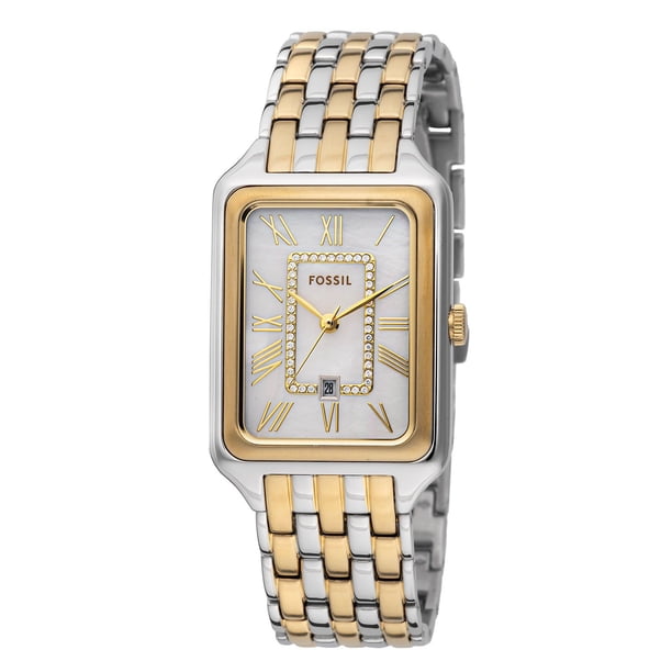 Fossil Raquel Three-Hand Date Gold-Tone Bracelet Watch, 26mm  display picture 2