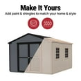 thumbnail image 12 of Handy Home Products Gable 10' x 16' Outdoor Wooden Shed, Choose Installation, 12 of 16
