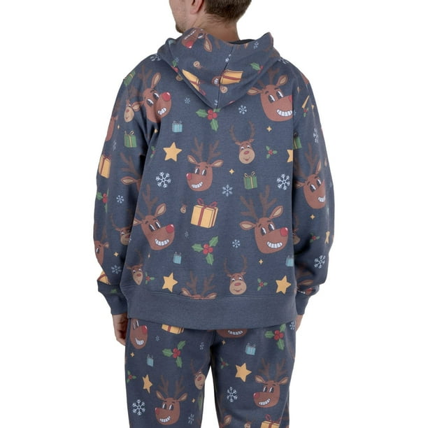 Dec. 25th Men's Holiday Fleece 2-Piece Hoodie & Jogger Set