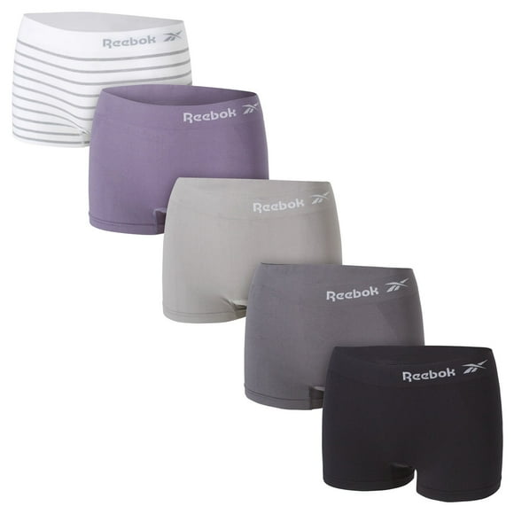 Reebok Women's 5-Pack Seamless Boyshort