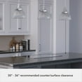 thumbnail image 6 of Hunter Cypress Grove with Clear Holophane Glass 1 Light Pendant Ceiling Light Fixture, 6 of 8