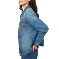 thumbnail image 3 of Seven7 Women's Denim Trucker Jacket, 3 of 8