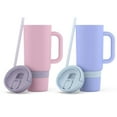 thumbnail image 3 of Ello Port 40-oz. Stainless Steel Tumbler with Handle, 2-Pack, Assorted Colors, 3 of 4
