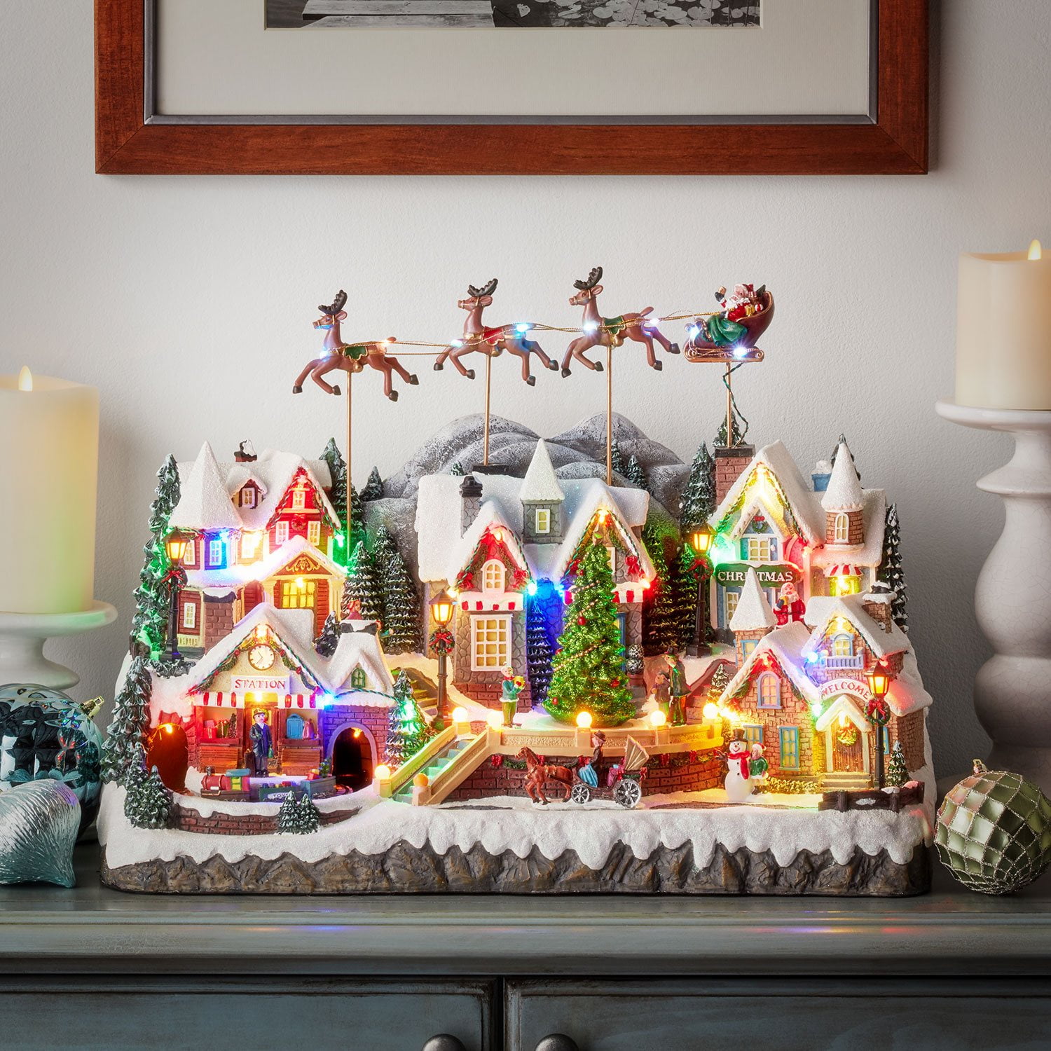 Member's Mark Holiday Animated Village with Lights & Music