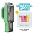 thumbnail image 2 of Cirkul 40oz Raindrop Tumbler Starter Kit + 4 Flavor Cartridges, 2 of 3