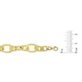 thumbnail image 4 of Polished Inter-Locked Oval Link Necklace in 14K Yellow Gold, 4 of 7
