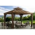 thumbnail image 1 of Member's Mark 12' x 12' Salemo Hardtop Galvanized Gazebo Pavilion, 1 of 7