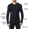 thumbnail image 4 of Cuddl Duds Men's ClimateCore® Baselayer Long Sleeve Crew, 4 of 6