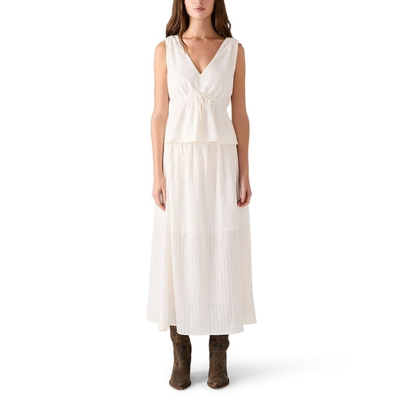 Steve Madden Women's Cotton Shadow Stripe Tank Top