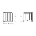 thumbnail image 9 of POLYWOOD Gulf Shores Planter, Choose Size, 9 of 9