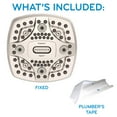 thumbnail image 6 of Oxygenics Square 6-Setting Fixed Shower Head (Assorted Colors), 6 of 13