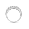 thumbnail image 3 of 2.40 C.T.TW Round and Baguette Cut Diamond Band Ring in 14K Gold, 3 of 5