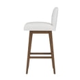 thumbnail image 10 of HH2 Home Upholstered Key Back Wood Adjustable Height Swivel Bar Stool, 10 of 19