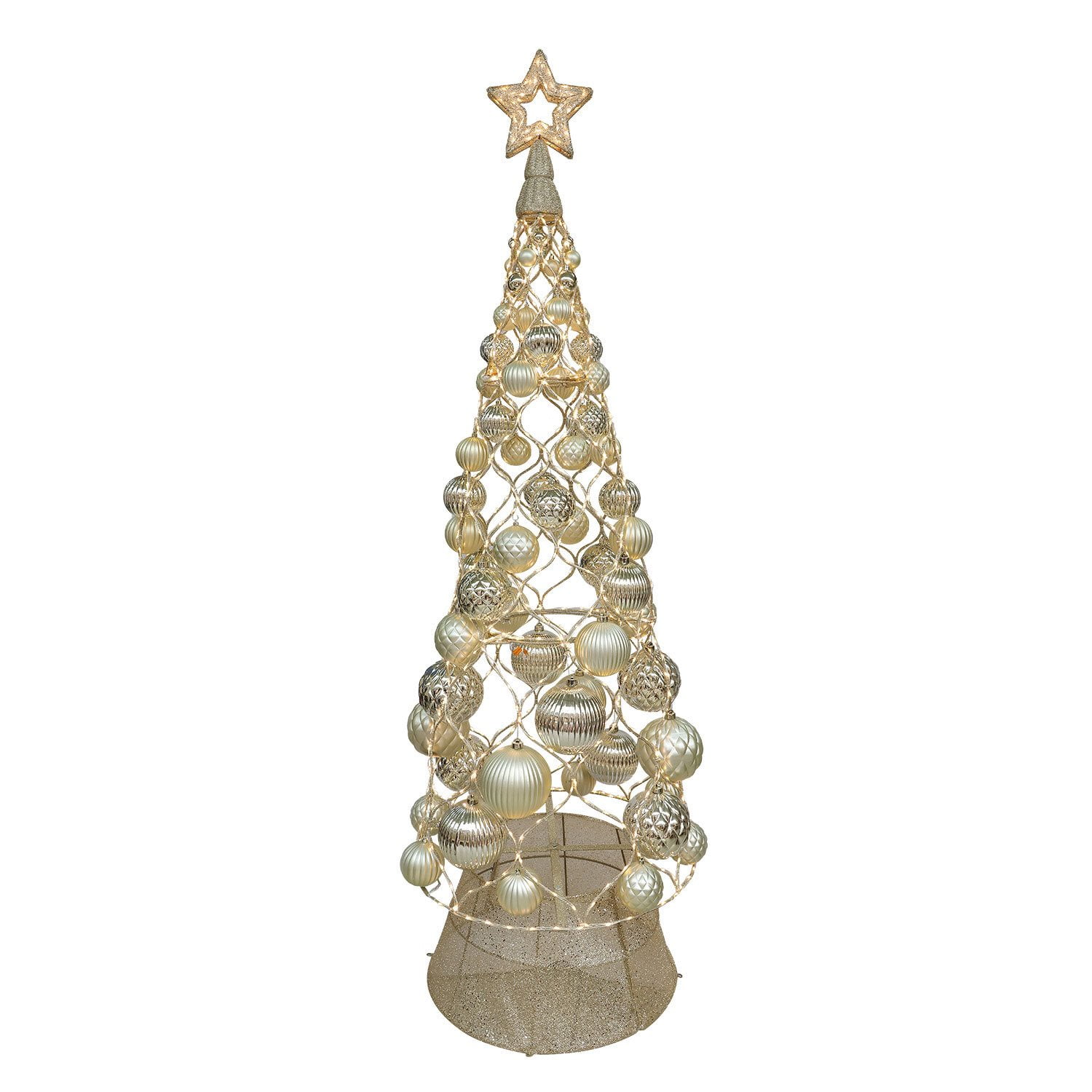 Member's Mark 7' Pre-Lit Decorative Ornament Tree, Assorted Colors -  Samsclub.com