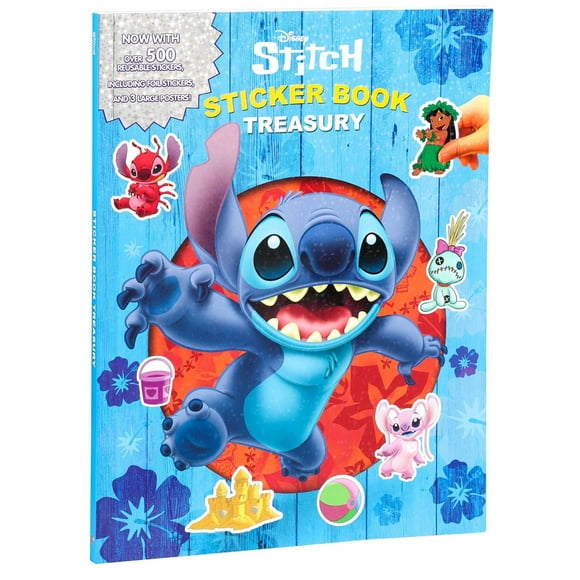 Disney Stitch Sticker Book Treasury, Paperback