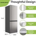 thumbnail image 11 of Hamilton Beach 11.7 cu. ft. Bottom Mount Refrigerator/Freezer Combo, 11 of 12