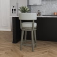thumbnail image 6 of HH2 Home Lawton Wood Counter Height or Bar Height Swivel Stool, 6 of 13
