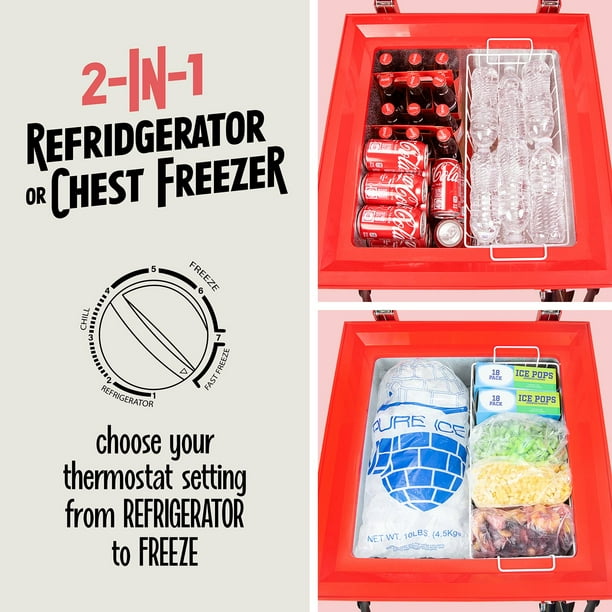 Coca-Cola 3.5 cu. ft. Refrigerator & Chest Freezer - Samsclub.com