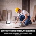 thumbnail image 6 of Westinghouse 5000-Lumen Corded COB LED Work Light with Adjustable U-Bracket Stand, 6 of 7