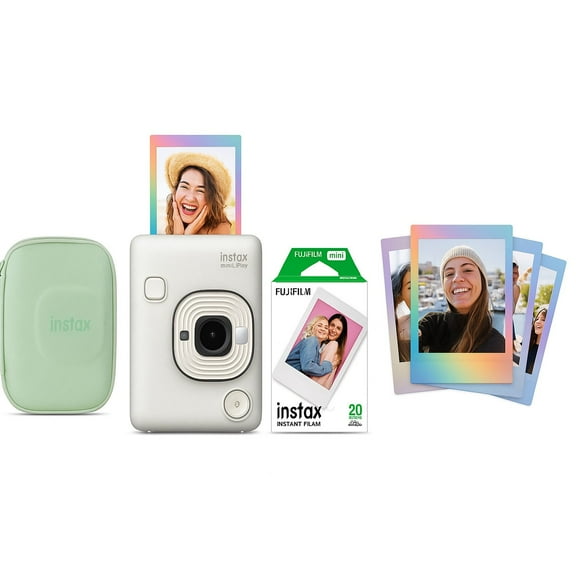 Fujifilm Instax Mini Liplay Hybrid Camera Bundle