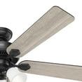thumbnail image 2 of Hunter 52 inch Swanson Matte Black Ceiling Fan with LED Light Kit and Pull Chain, 2 of 12