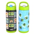 thumbnail image 1 of Zak Designs 14oz Double Wall Stainless Steel Siply Clutch Water Bottle, 2-Pack, 1 of 7