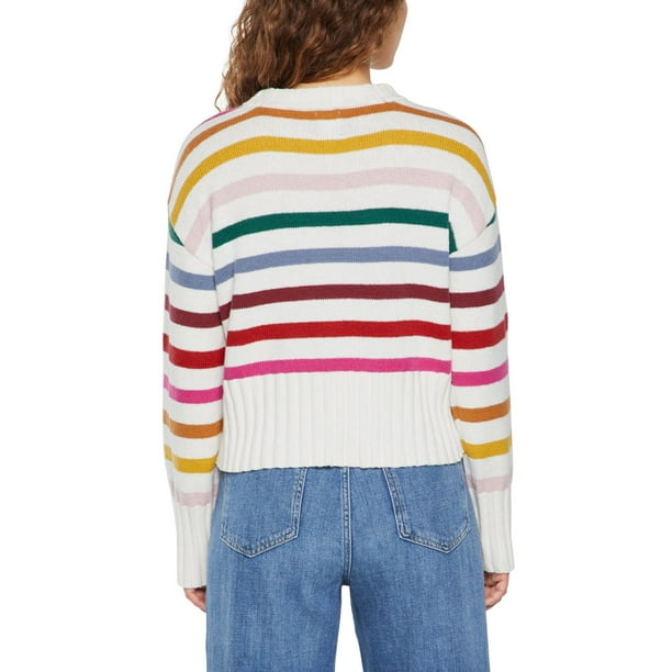 トップス \"OLD GAP\" rainbow nep wool knit gap GAP Rainbow Turtleneck Stripe Pullover Sweater Women Small