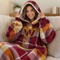thumbnail image 6 of Pegasus Sports Washington Commanders Wearable Sherpa Throw, 6 of 6