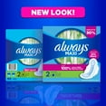 thumbnail image 7 of Always Maxi Long Pads, Unscented, Size 2, 90 ct., 7 of 10