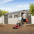thumbnail image 18 of Lifetime 8' x 17.5' Outdoor Storage Shed Dual Entry, Tan, 18 of 25