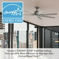 thumbnail image 9 of Hunter Downtown ENERGY STAR® Damp Rated Ceiling Fan and Wall Control - 72" & 60" Assorted Colors, 9 of 20
