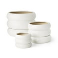 thumbnail image 2 of Member's Mark Bubble Ceramic Planter & Saucer, Set of 3, 2 of 2